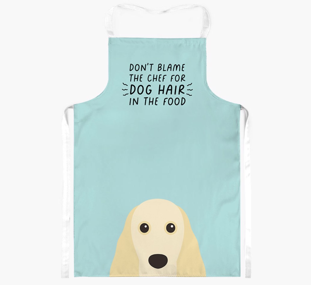 'Don't Blame the Chef' Adult Apron with {breedFullName} Icon