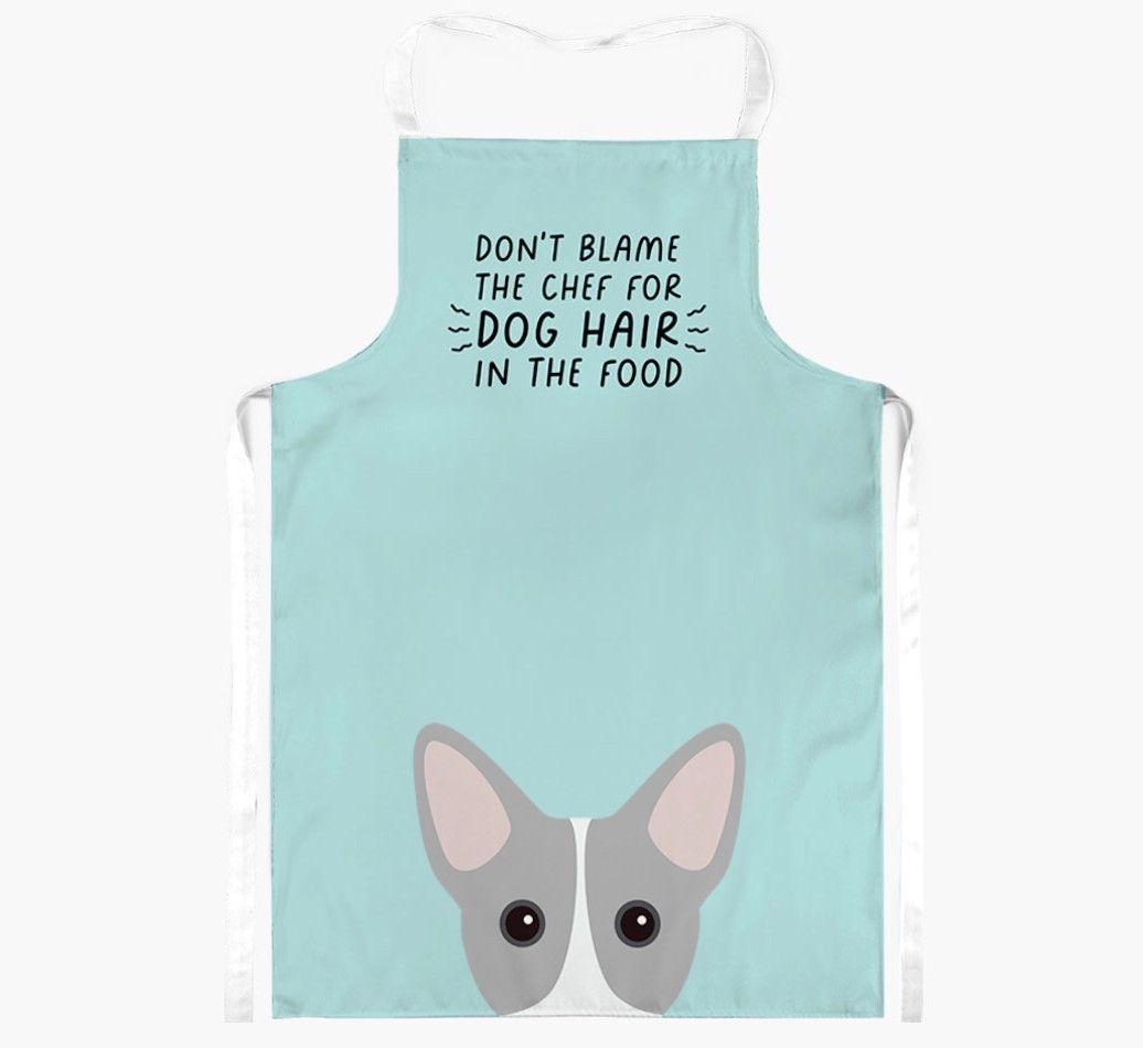 'Don't Blame the Chef' Adult Apron with {breedFullName} Icon
