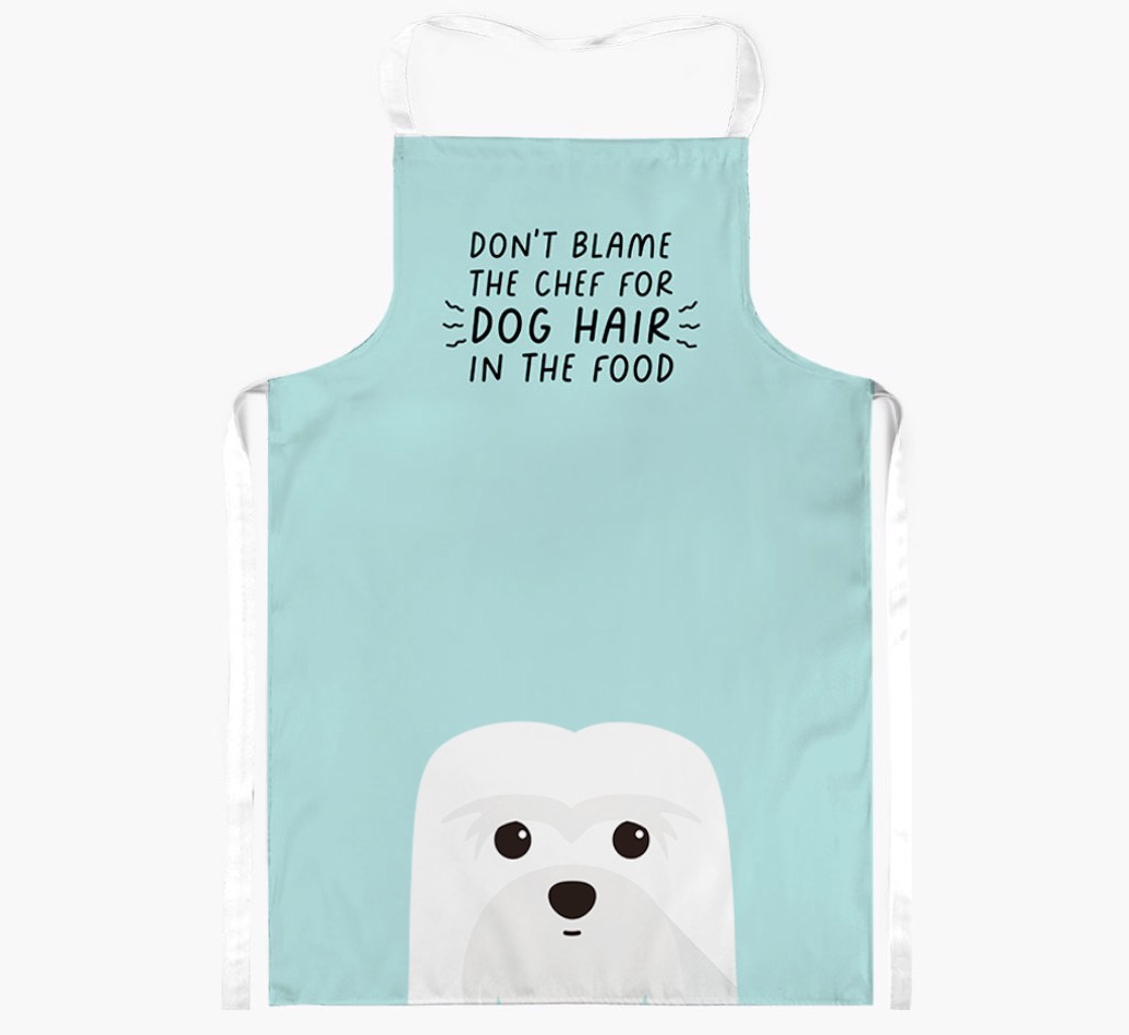 'Don't Blame the Chef' Adult Apron with {breedFullName} Icon