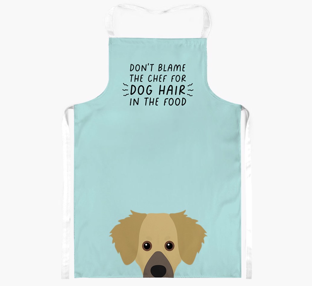 'Don't Blame the Chef' Adult Apron with {breedFullName} Icon