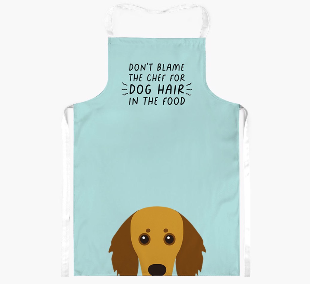 'Don't Blame the Chef' Adult Apron with {breedFullName} Icon