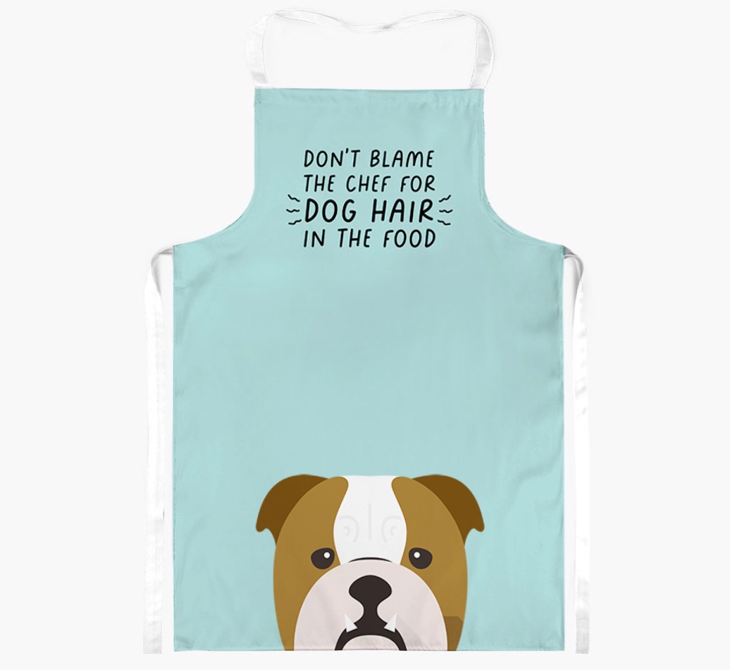 'Don't Blame the Chef' Adult Apron with {breedFullName} Icon