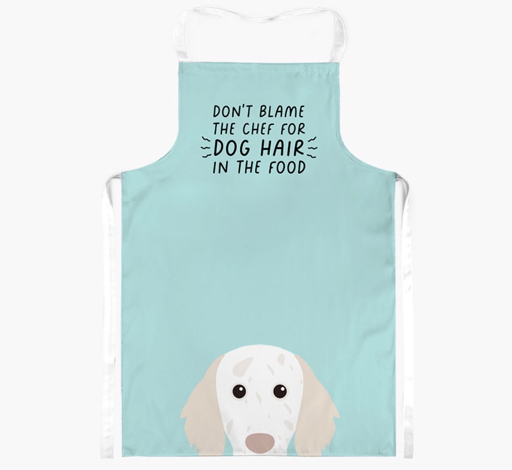 'Don't Blame the Chef' Adult Apron with {breedFullName} Icon