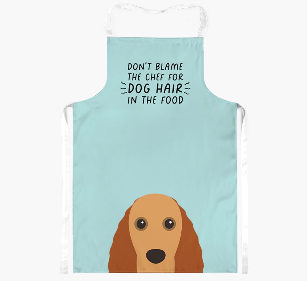 'Don't Blame the Chef' Adult Apron with {breedFullName} Icon