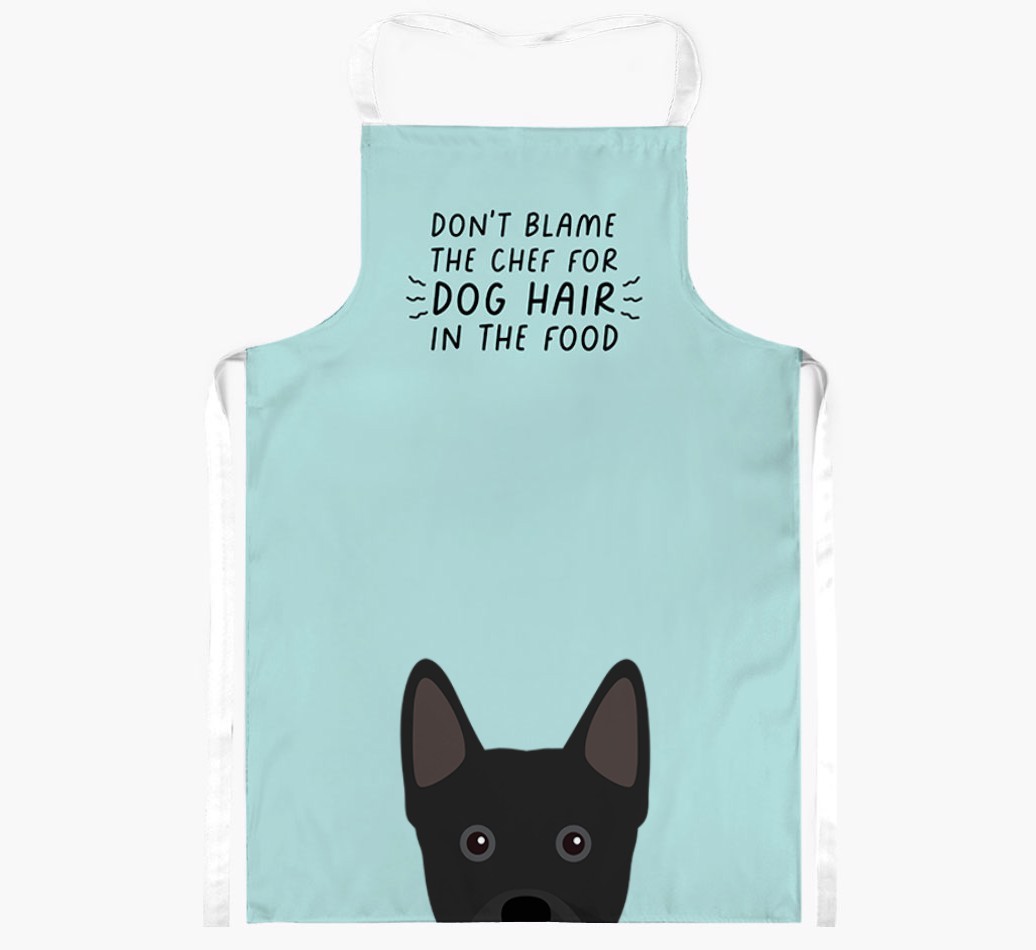 'Don't Blame the Chef' Adult Apron with {breedFullName} Icon