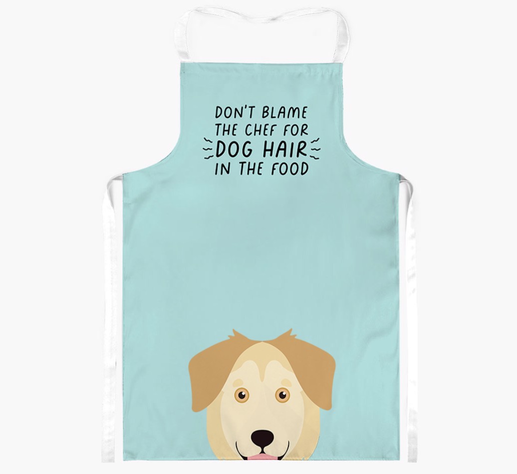 'Don't Blame the Chef' Adult Apron with {breedFullName} Icon