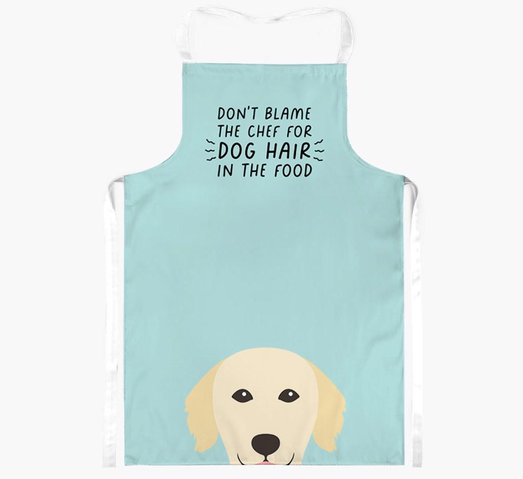 'Don't Blame the Chef' Adult Apron with {breedFullName} Icon