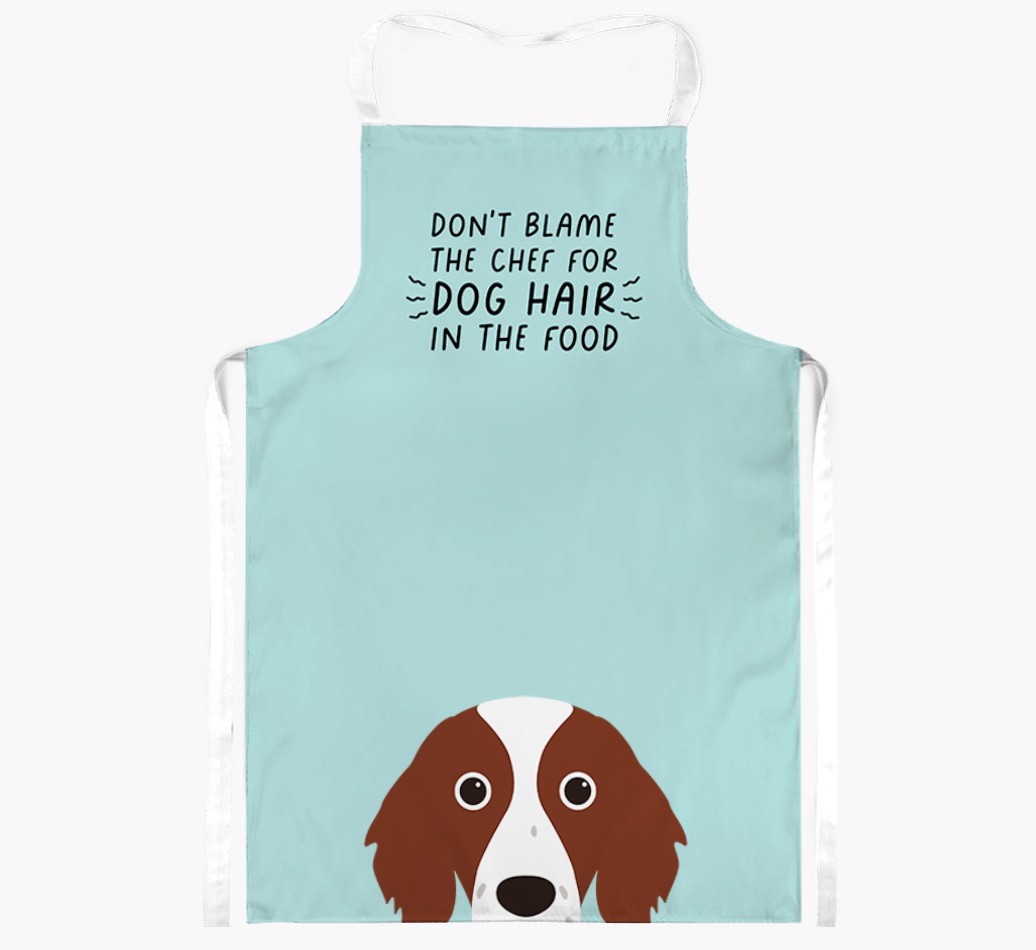 'Don't Blame the Chef' Adult Apron with {breedFullName} Icon
