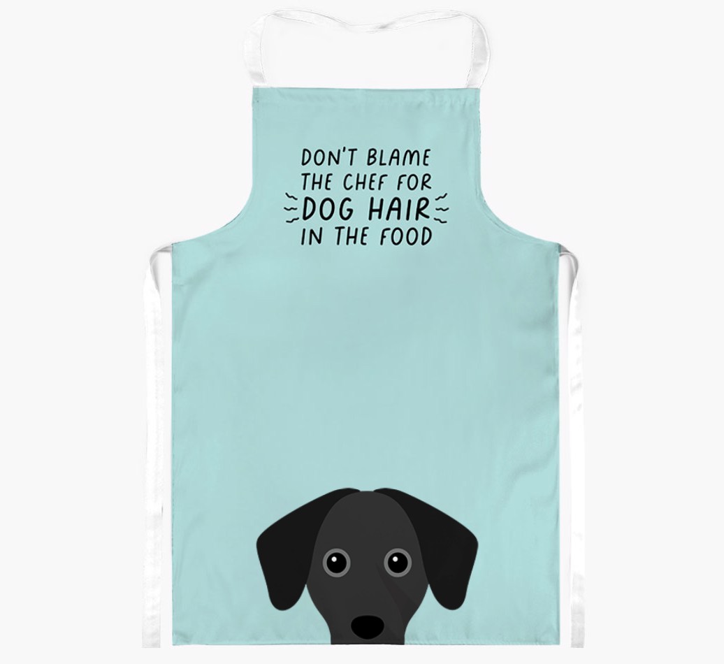 'Don't Blame the Chef' Adult Apron with {breedFullName} Icon