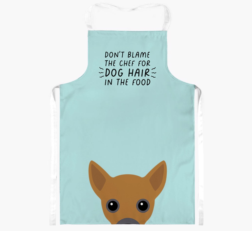 'Don't Blame the Chef' Adult Apron with {breedFullName} Icon