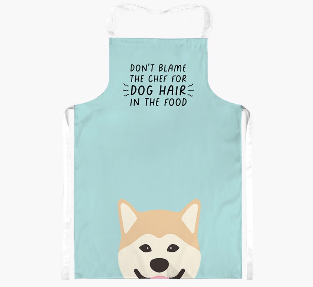 'Don't Blame the Chef' Adult Apron with {breedFullName} Icon