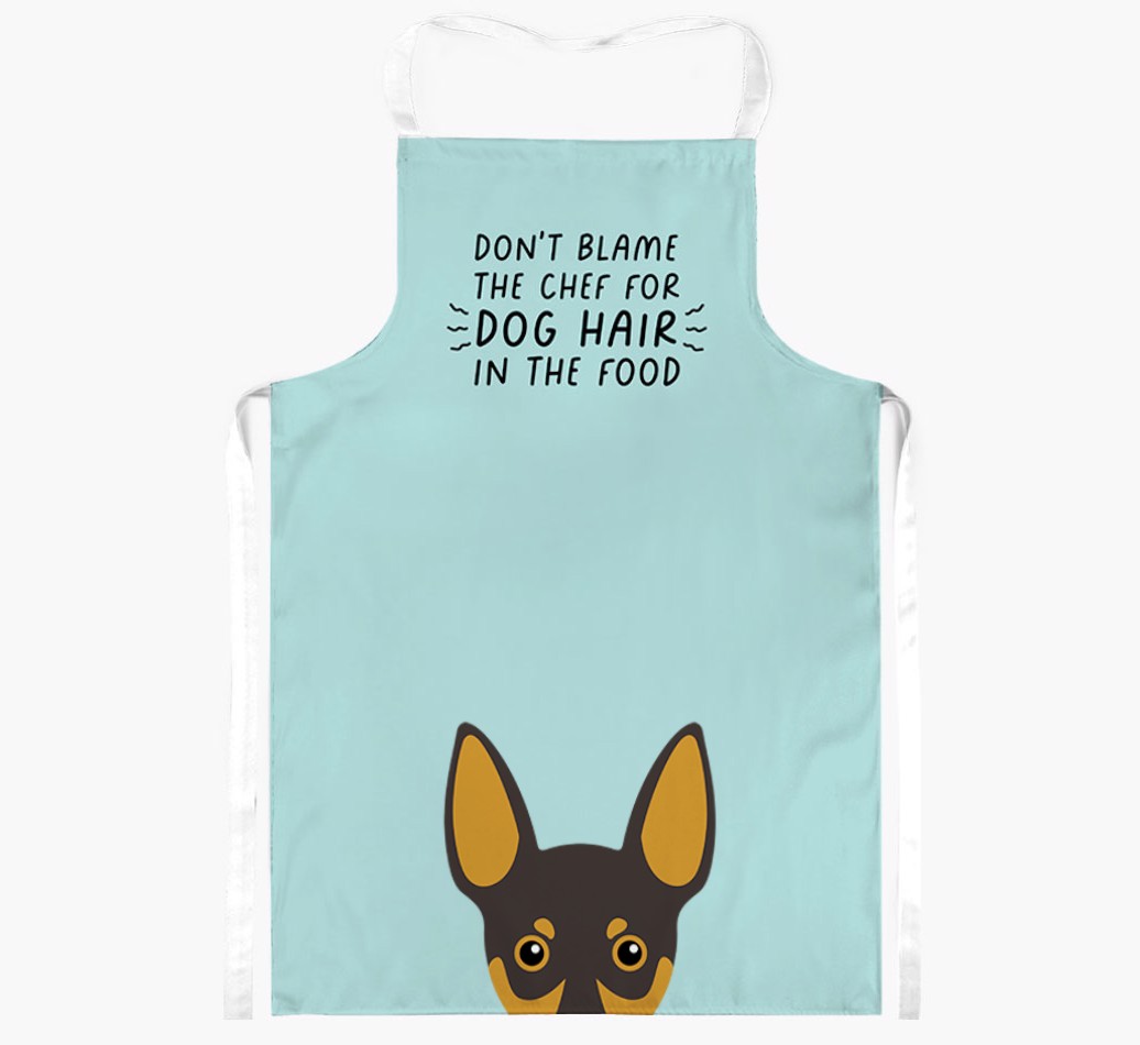 'Don't Blame the Chef' Adult Apron with {breedFullName} Icon