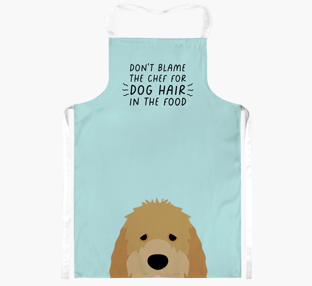 'Don't Blame the Chef' Adult Apron with {breedFullName} Icon