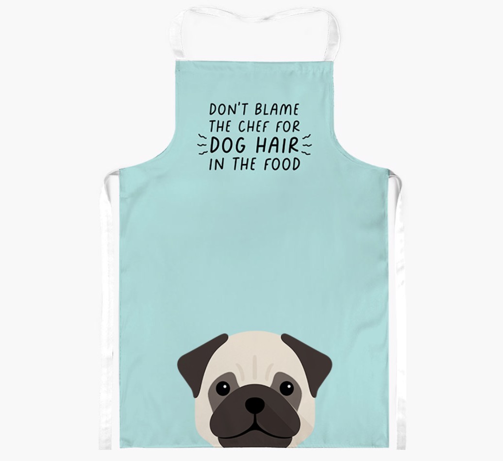 'Don't Blame the Chef' Adult Apron with {breedFullName} Icon