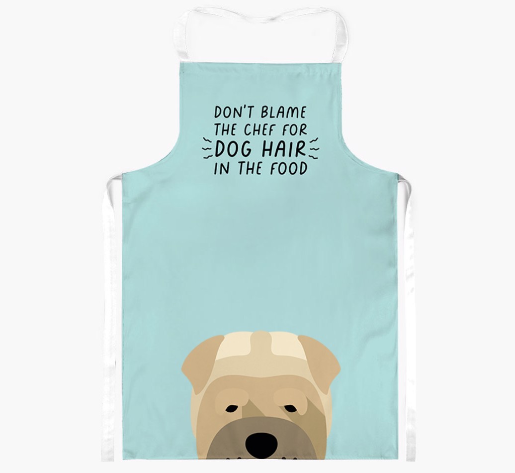 'Don't Blame the Chef' Adult Apron with {breedFullName} Icon