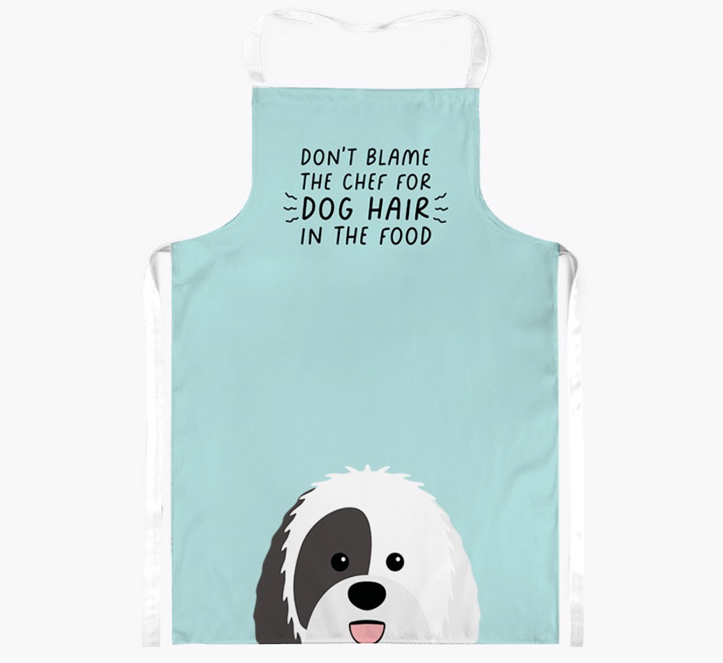 'Don't Blame the Chef' Adult Apron with {breedFullName} Icon