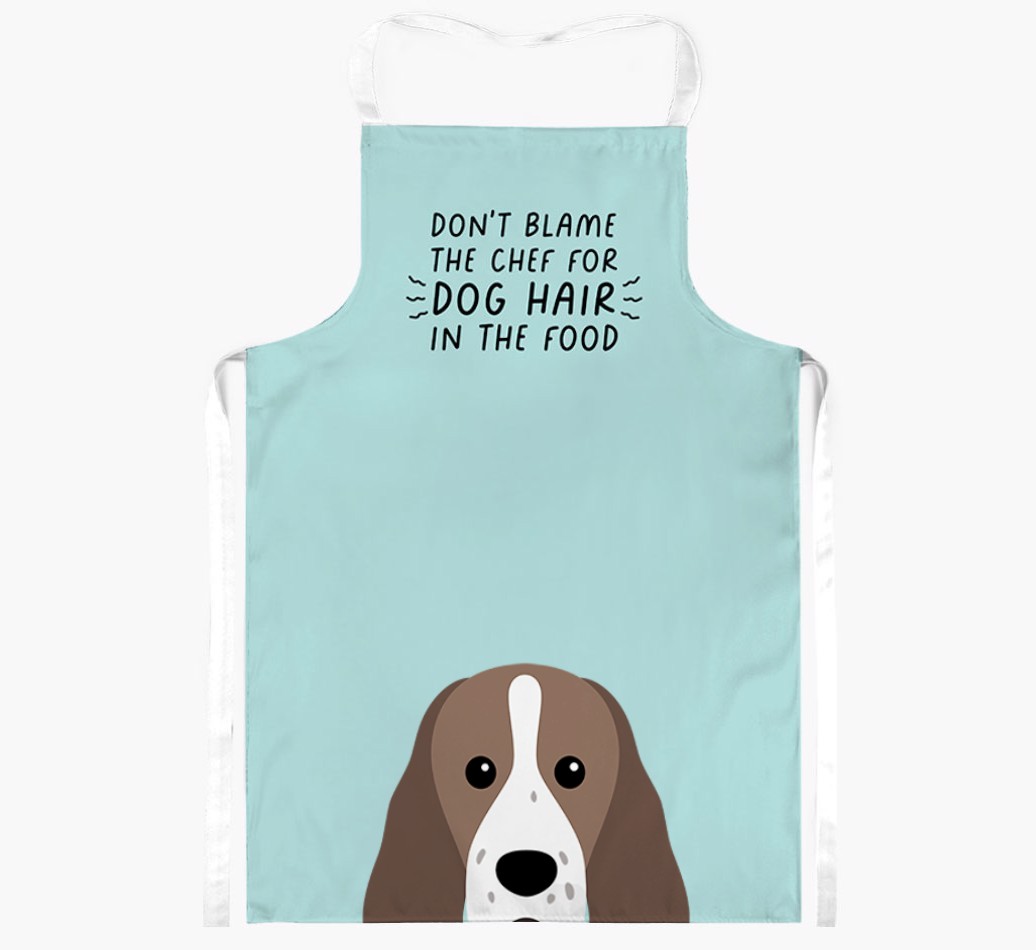 'Don't Blame the Chef' Adult Apron with {breedFullName} Icon