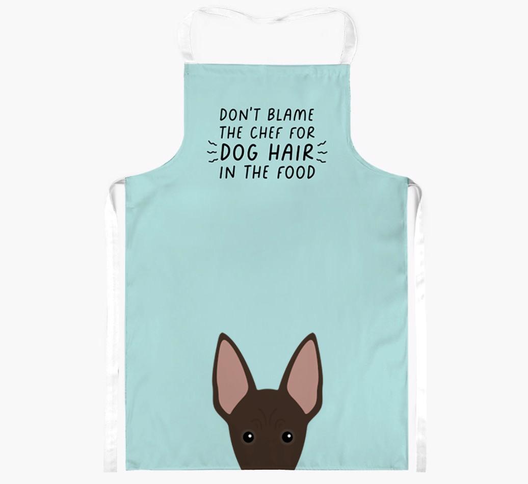 'Don't Blame the Chef' Adult Apron with {breedFullName} Icon