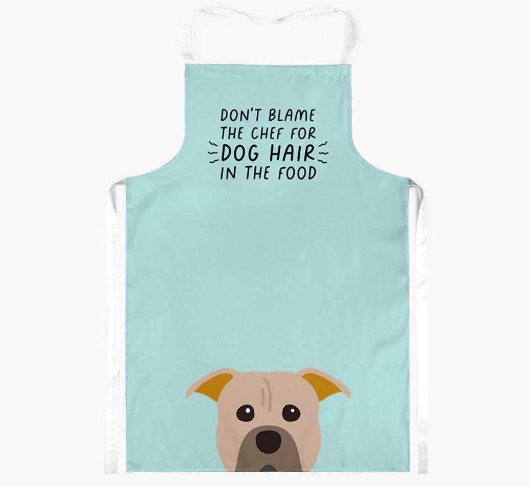 'Don't Blame the Chef' Adult Apron with {breedFullName} Icon