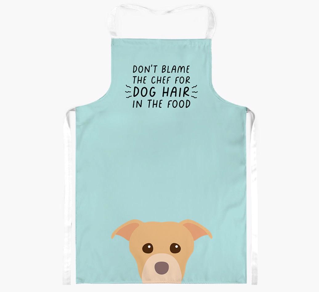 'Don't Blame the Chef' Adult Apron with {breedFullName} Icon
