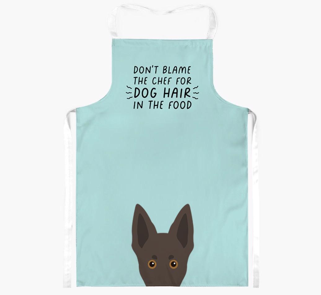 'Don't Blame the Chef' Adult Apron with {breedFullName} Icon