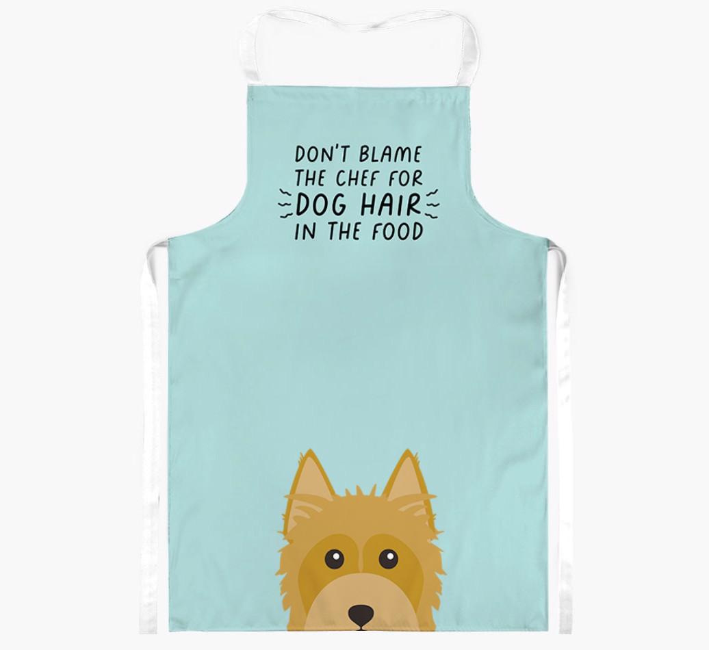 'Don't Blame the Chef' Adult Apron with {breedFullName} Icon