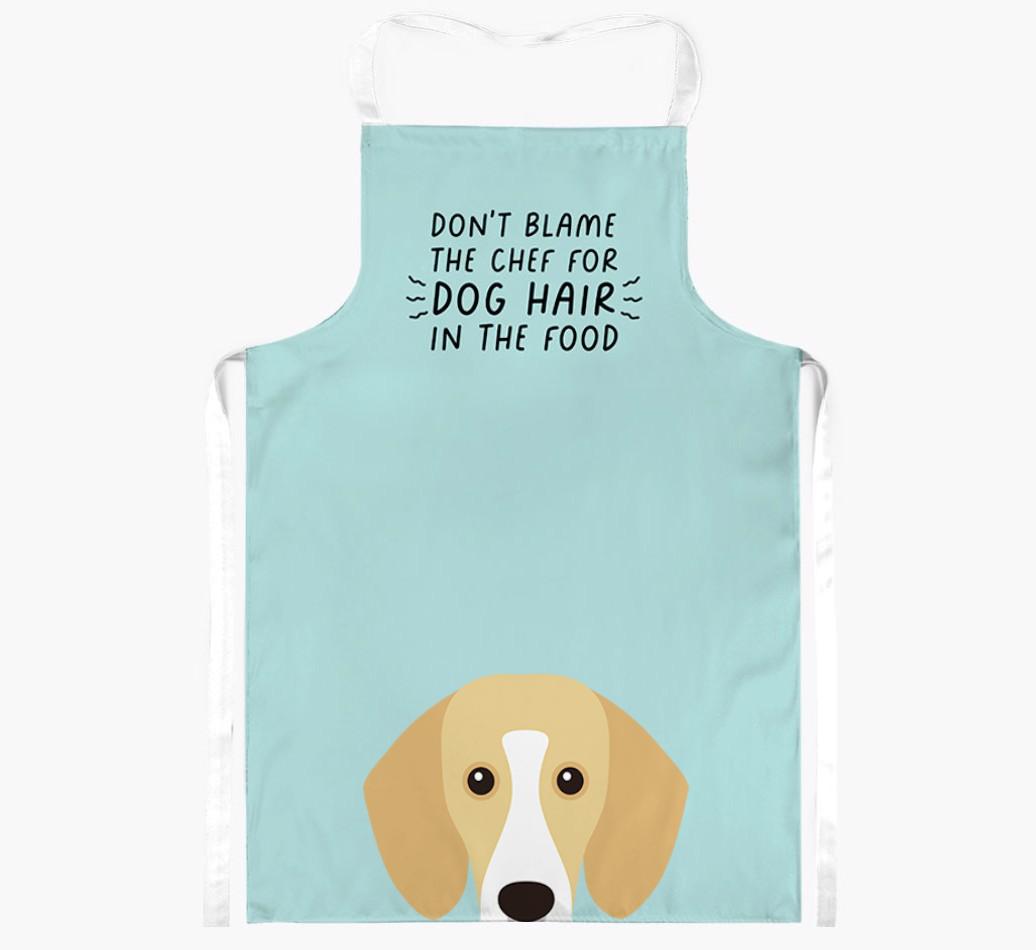 'Don't Blame the Chef' Adult Apron with {breedFullName} Icon