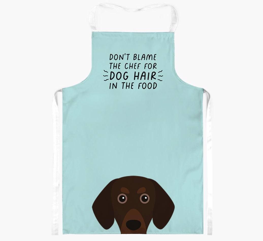 'Don't Blame the Chef' Adult Apron with {breedFullName} Icon