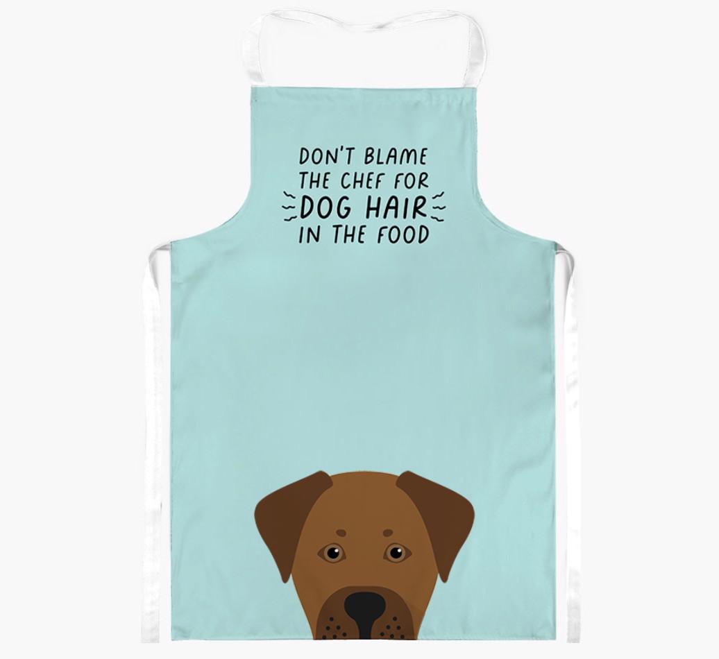 'Don't Blame the Chef' Adult Apron with {breedFullName} Icon