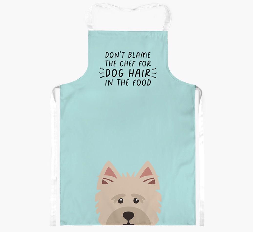 'Don't Blame the Chef' Adult Apron with {breedFullName} Icon