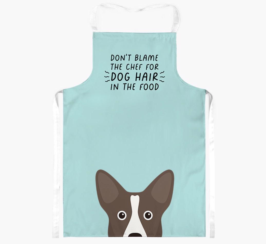 'Don't Blame the Chef' Adult Apron with {breedFullName} Icon