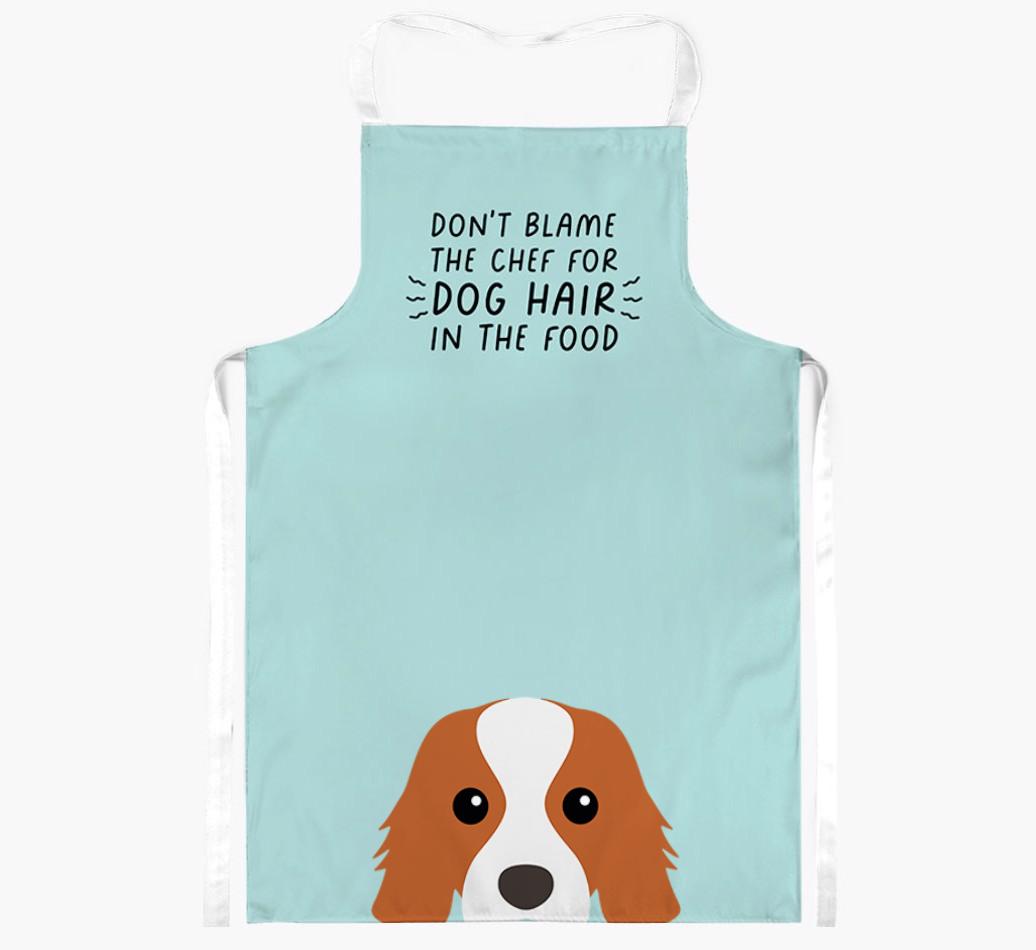 'Don't Blame the Chef' Adult Apron with {breedFullName} Icon