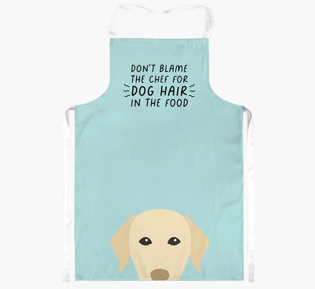 'Don't Blame the Chef' Adult Apron with {breedFullName} Icon