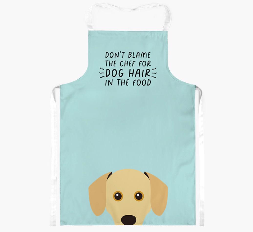 'Don't Blame the Chef' Adult Apron with {breedFullName} Icon