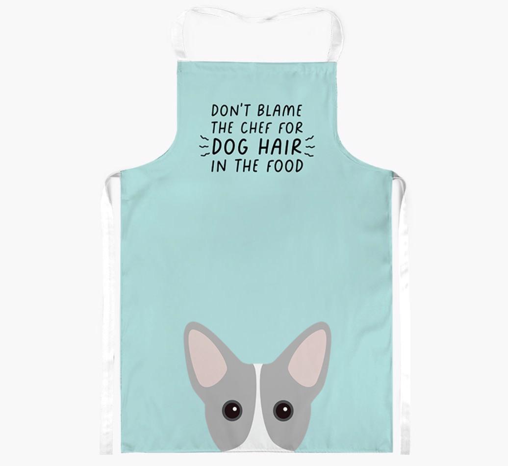 'Don't Blame the Chef' Adult Apron with {breedFullName} Icon