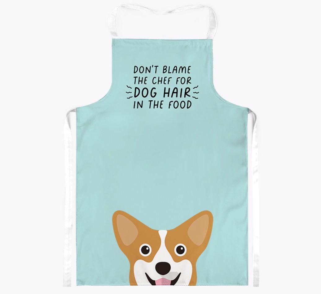 'Don't Blame the Chef' Adult Apron with {breedFullName} Icon