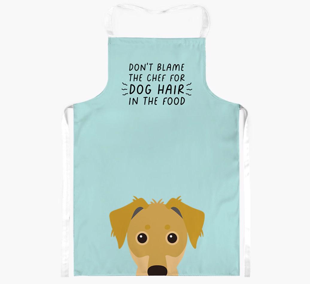 'Don't Blame the Chef' Adult Apron with {breedFullName} Icon