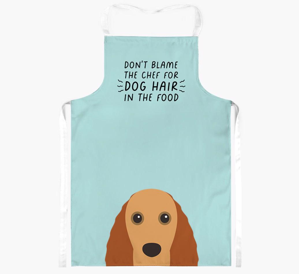 'Don't Blame the Chef' Adult Apron with {breedFullName} Icon