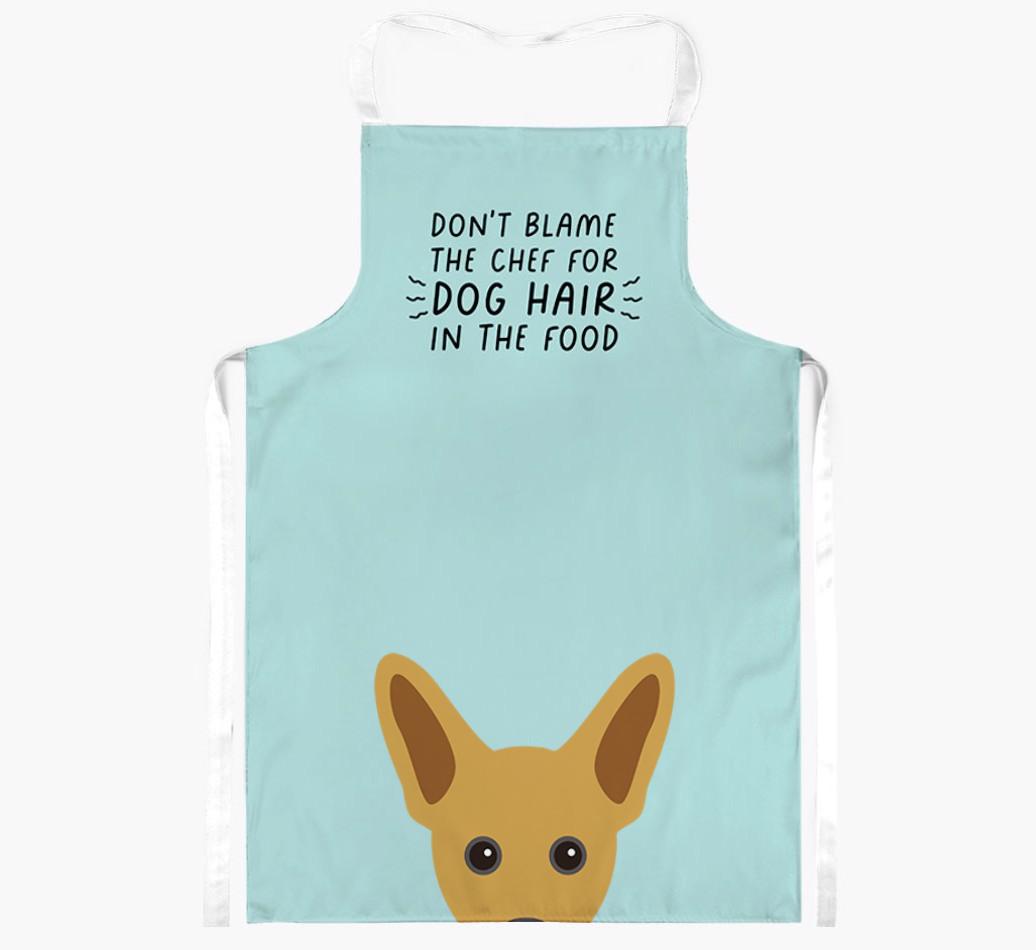 'Don't Blame the Chef' Adult Apron with {breedFullName} Icon