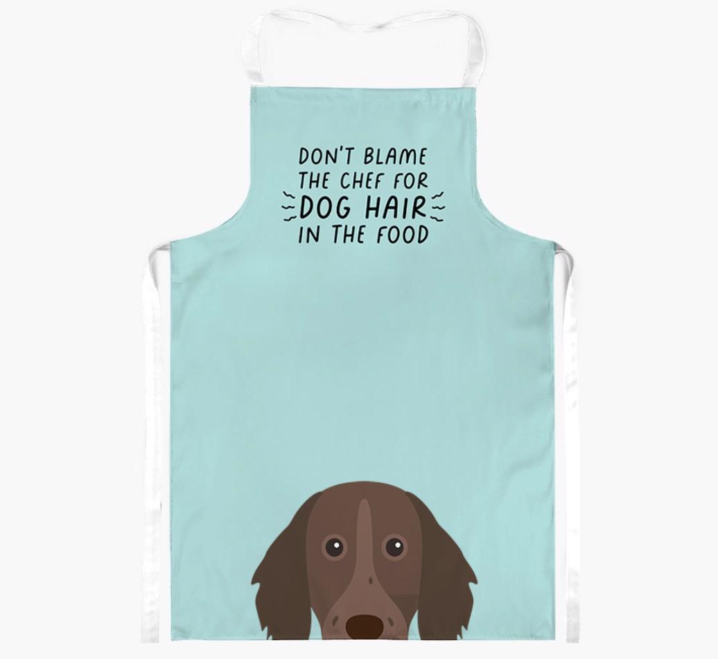 'Don't Blame the Chef' Adult Apron with {breedFullName} Icon
