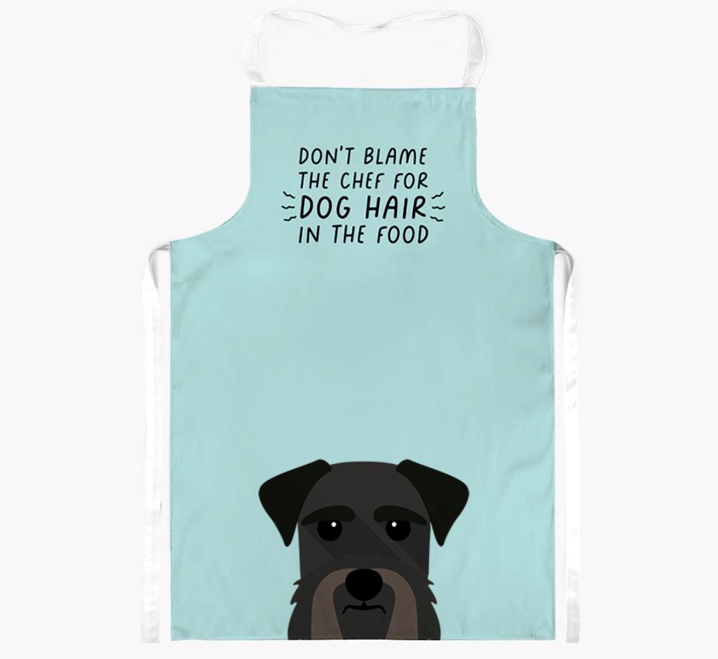 'Don't Blame the Chef' Adult Apron with {breedFullName} Icon
