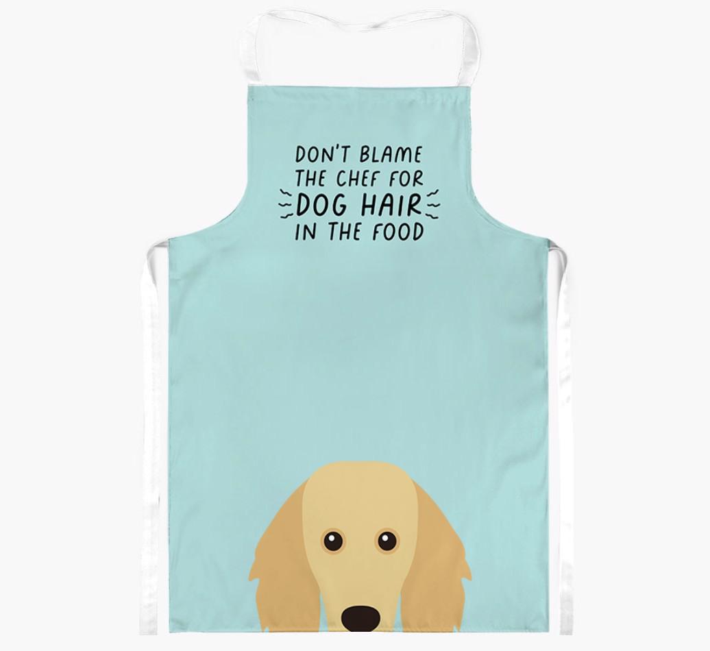 'Don't Blame the Chef' Adult Apron with {breedFullName} Icon