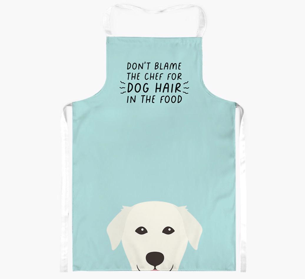 'Don't Blame the Chef' Adult Apron with {breedFullName} Icon