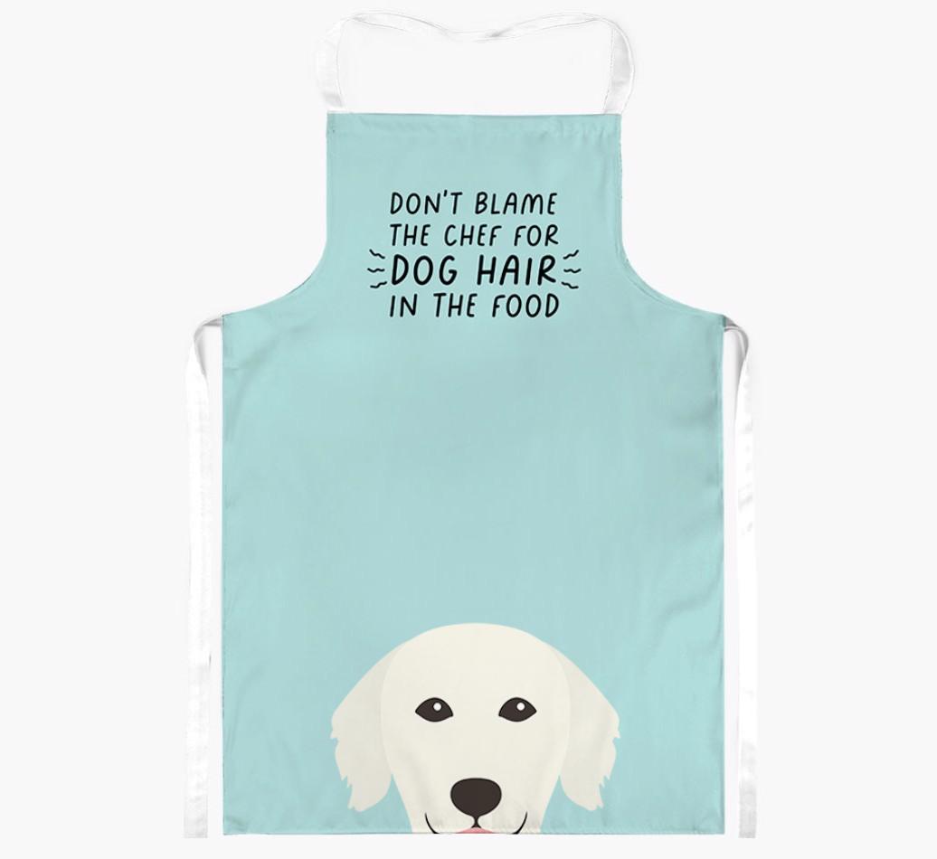 'Don't Blame the Chef' Adult Apron with {breedFullName} Icon