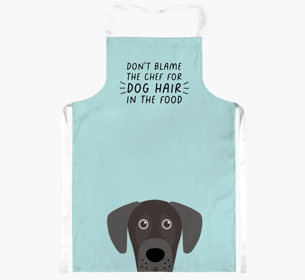 'Don't Blame the Chef' Adult Apron with {breedFullName} Icon