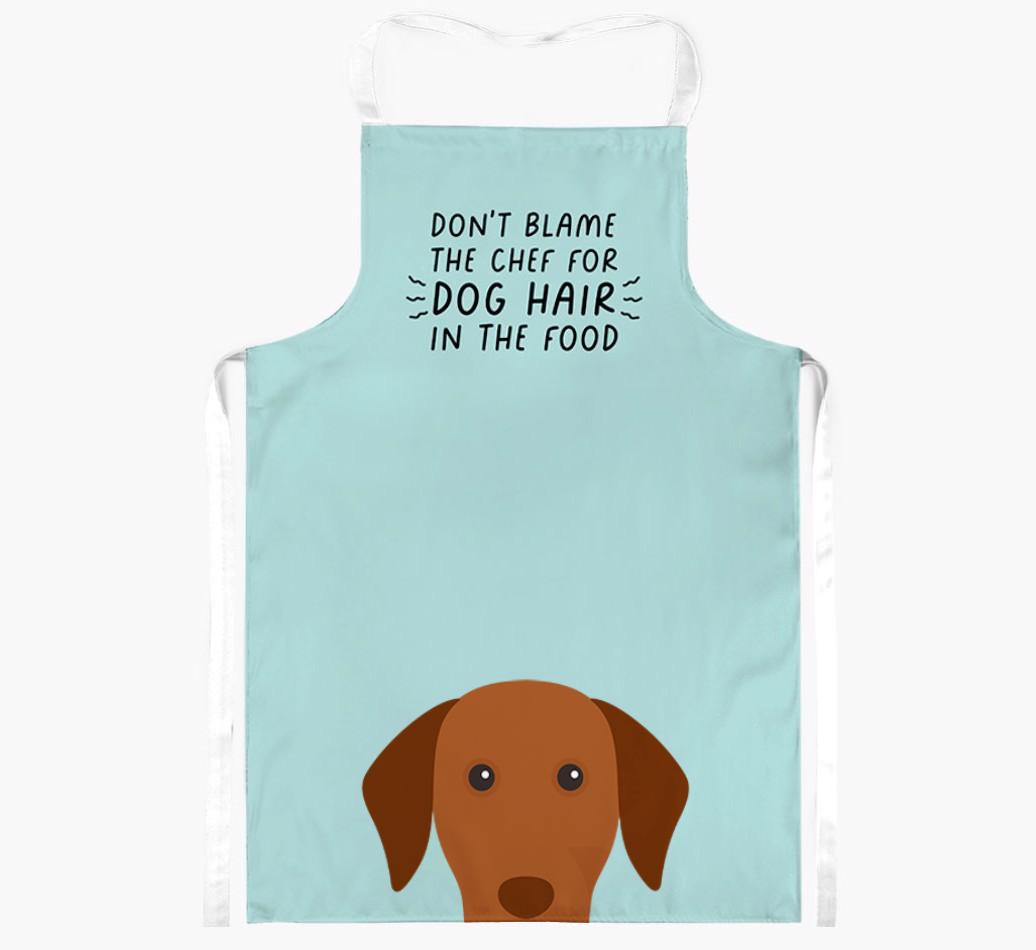 'Don't Blame the Chef' Adult Apron with {breedFullName} Icon