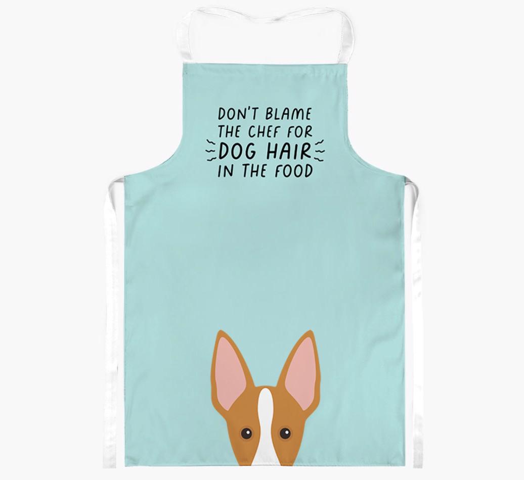'Don't Blame the Chef' Adult Apron with {breedFullName} Icon