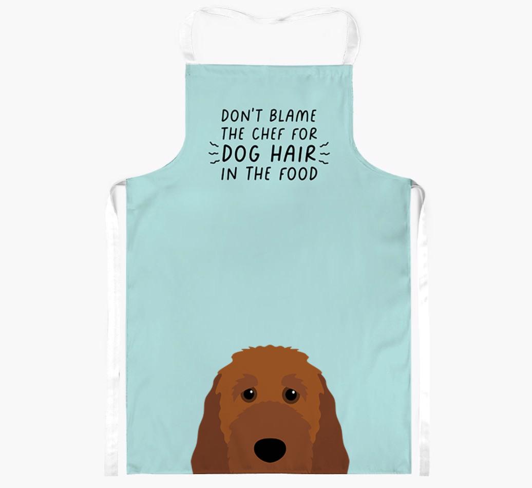 'Don't Blame the Chef' Adult Apron with {breedFullName} Icon