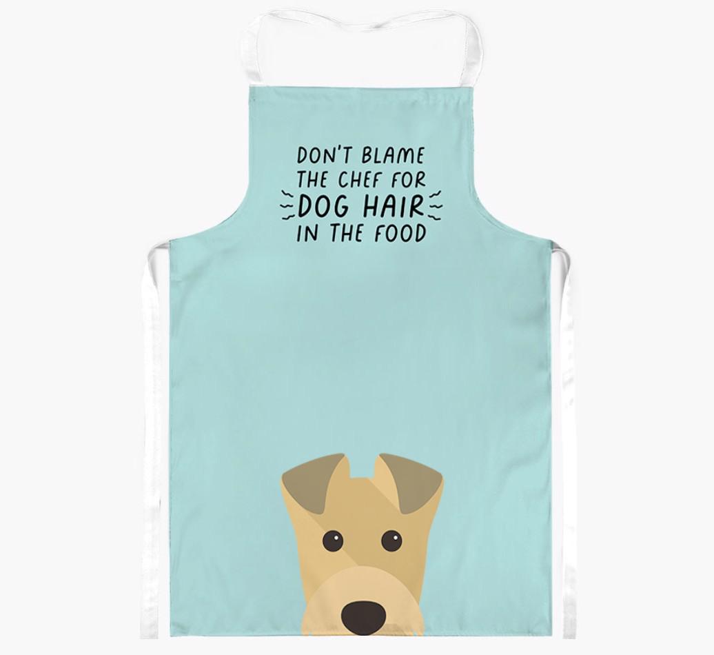 'Don't Blame the Chef' Adult Apron with {breedFullName} Icon