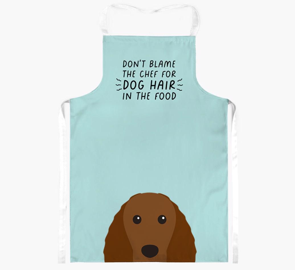 'Don't Blame the Chef' Adult Apron with {breedFullName} Icon